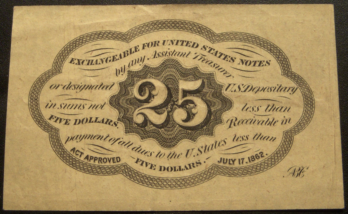 25 Cents Fractional Currency 1st Issue - FR# 1281