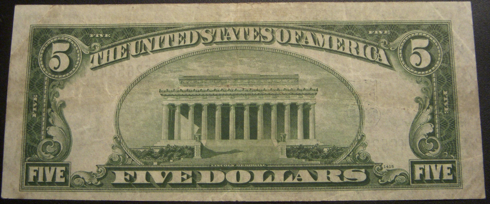 1934A North Africa $5 Silver Certificate - FR# 2307