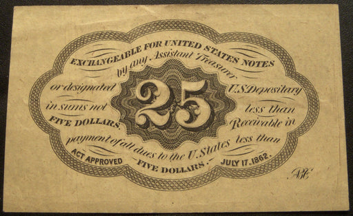 25 Cents Fractional Currency 1st Issue - FR# 1281