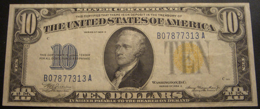 1934A North Africa $10 Silver Certificate - FR# 2309