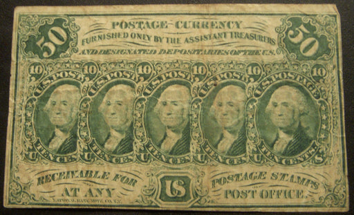 50 Cents Fractional Currency 1st Issue - FR# 1312