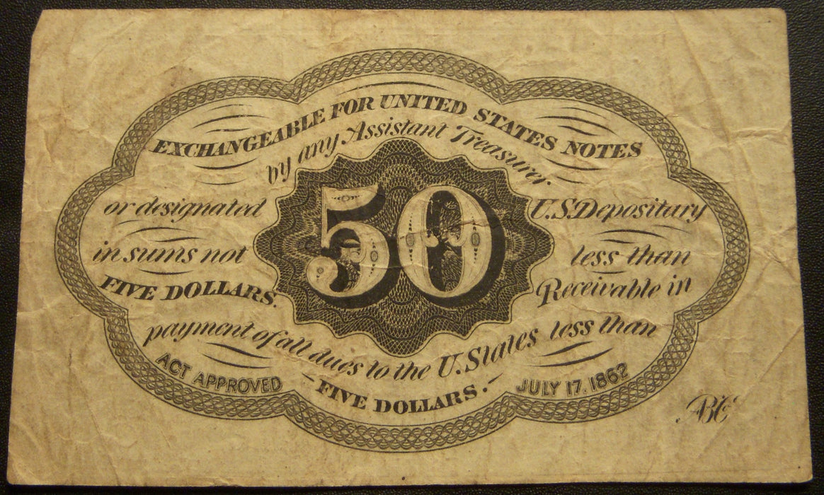 50 Cents Fractional Currency 1st Issue - FR# 1312