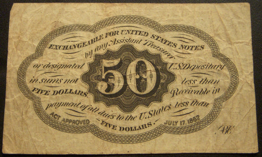 50 Cents Fractional Currency 1st Issue - FR# 1312