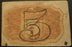 5 Cents Fractional Currency 2nd Issue - FR# 1233