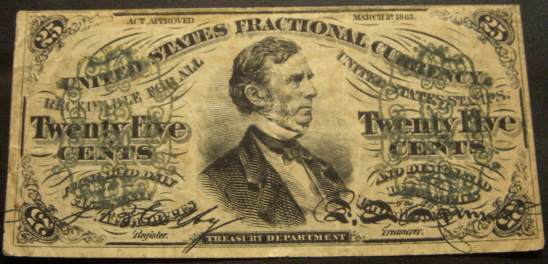 25 Cents Fractional Currency 3rd Issue - FR#1254