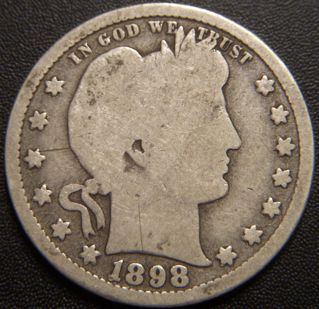 1898-S Barber Quarter - Good