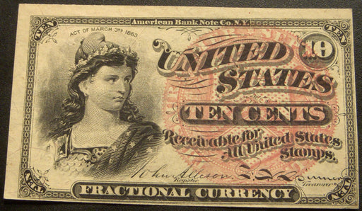 10 Cents Fractional Currency 4th Issue - FR#1259