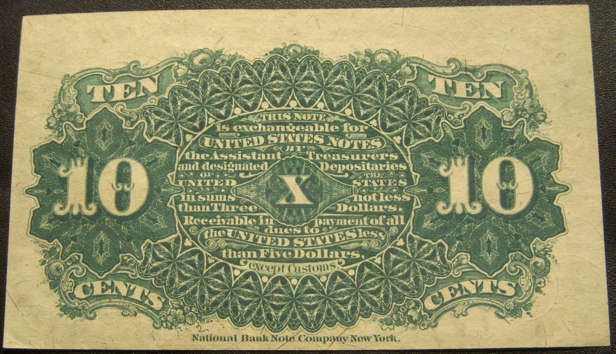 10 Cents Fractional Currency 4th Issue - FR#1259