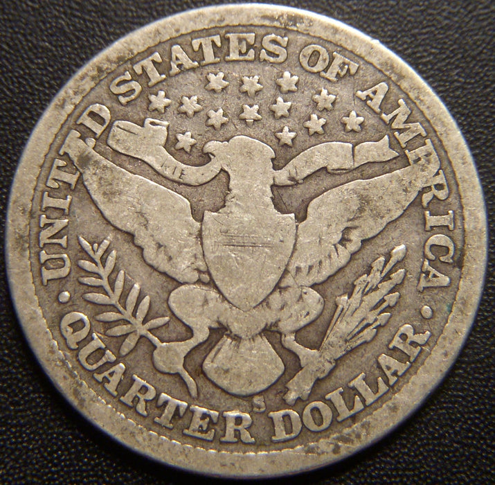1898-S Barber Quarter - Good