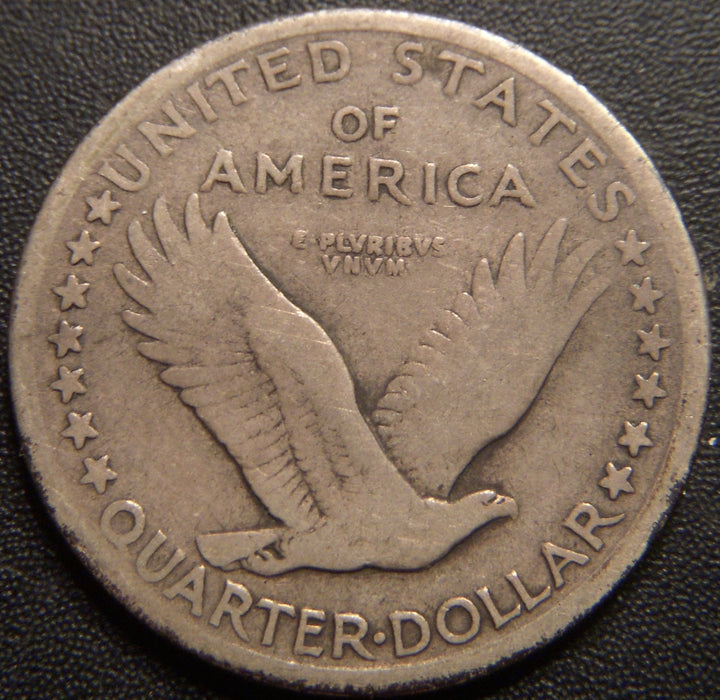 1917-D T1 Standing Quarter - Fine
