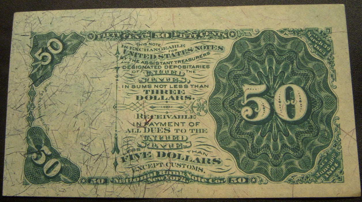 50 Cents Fractional Currency 4th Issue - FR#1379