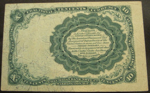 10 Cents Fractional Currency 5th Issue - FR#1266