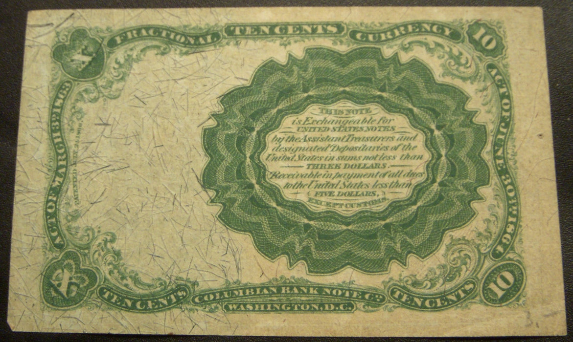10 Cents Fractional Currency 5th Issue - FR#1264
