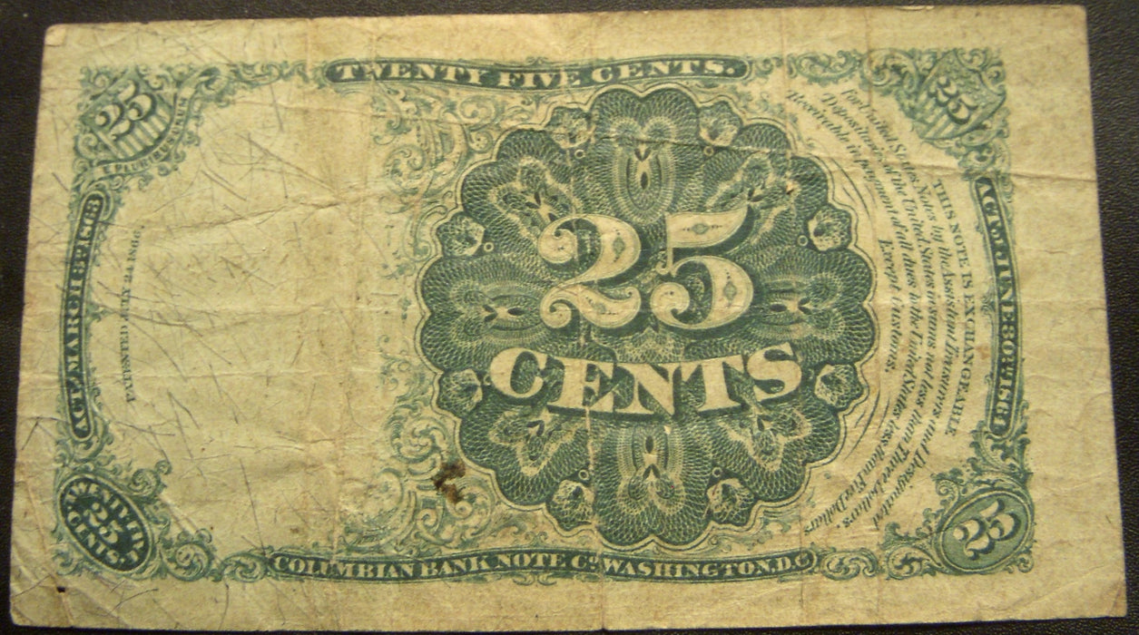 25 Cents Fractional Currency 5th Issue - FR#1309