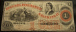 1861 $1 Augusta Insurance & Banking Co. GA Obsolete Note