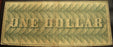 1862 $1 Bullion Bank, Washington DC Obsolete Note