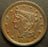 1855 Half Cent - AU+
