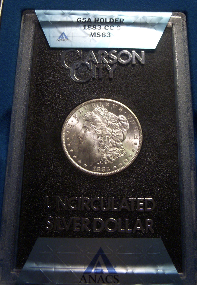 1883-CC Morgan Dollar - GSA ANCAS MS 63