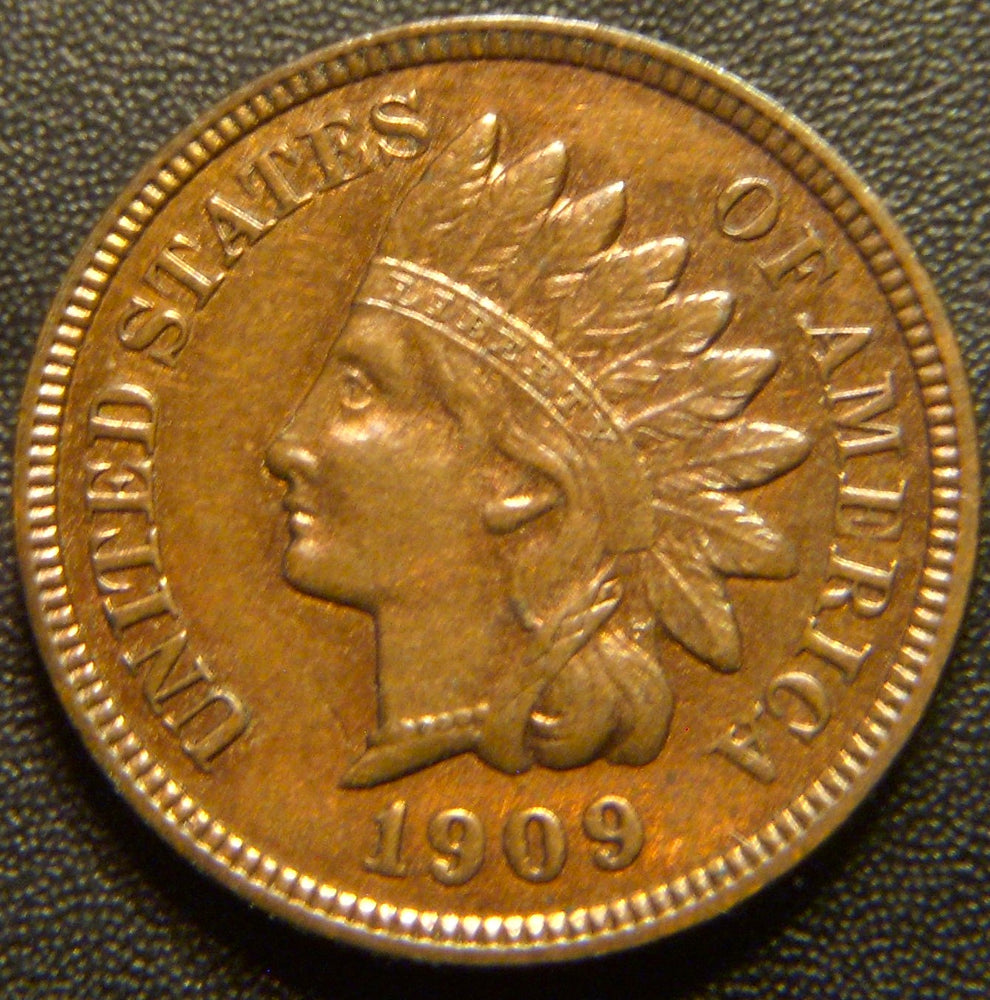 1909 Indian Head Cent - AU