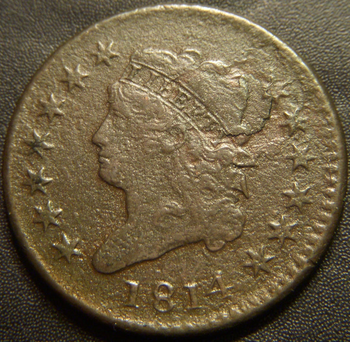 1814 Large Cent - P4 Fine Details