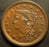1853 Large Cent - AU+
