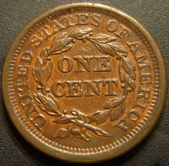 1853 Large Cent - AU+