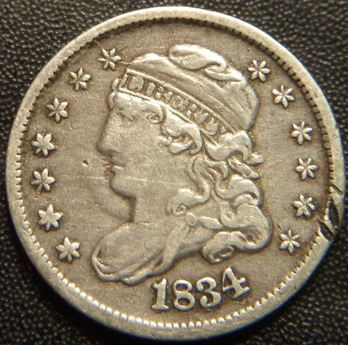 1834 Bust Half Dime - Very Fine