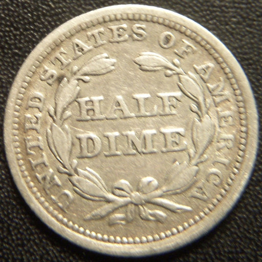 1854 Seated Half Dime - VF/EF