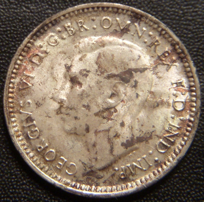 1943D 3 Pence - Australia