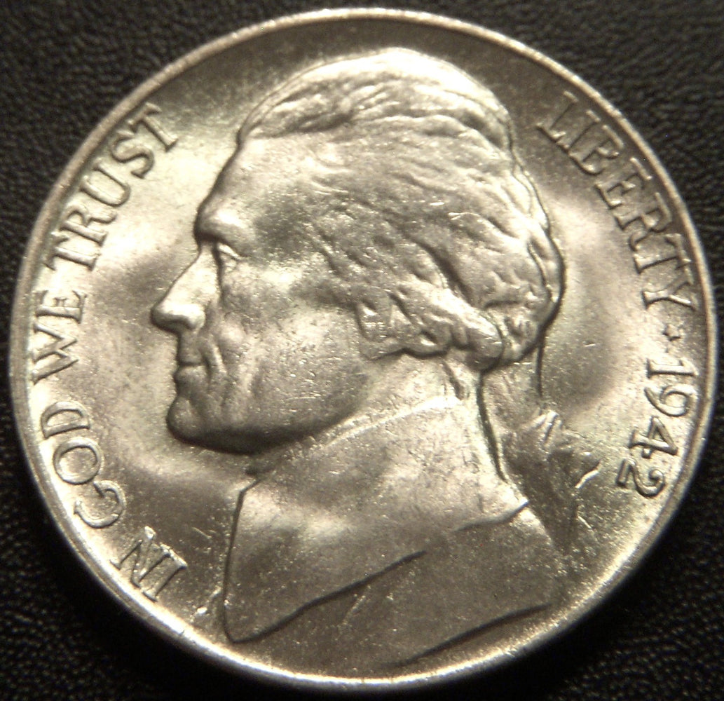 1942-P Silver Jefferson Nickel - Uncirculated