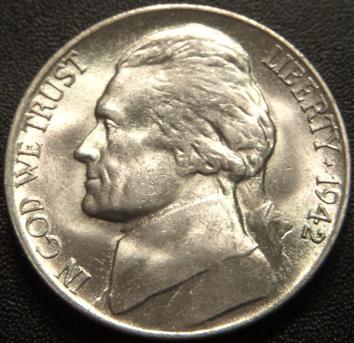 1942-P Silver Jefferson Nickel - Uncirculated