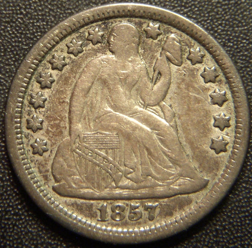1857 Seated Dime - Very Fine