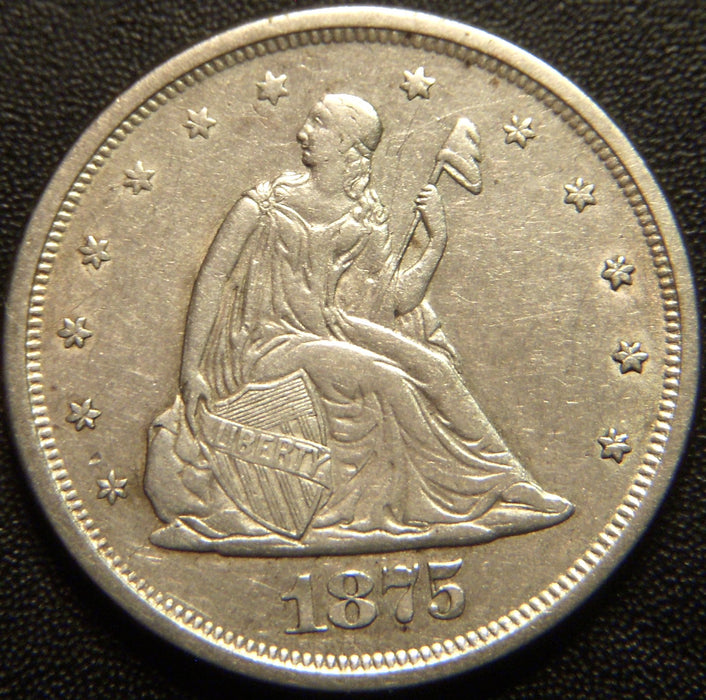 1875-S Twenty Cent - AU