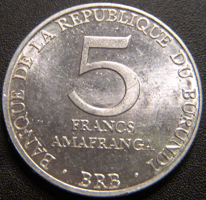1980 5 Franc - Burundi