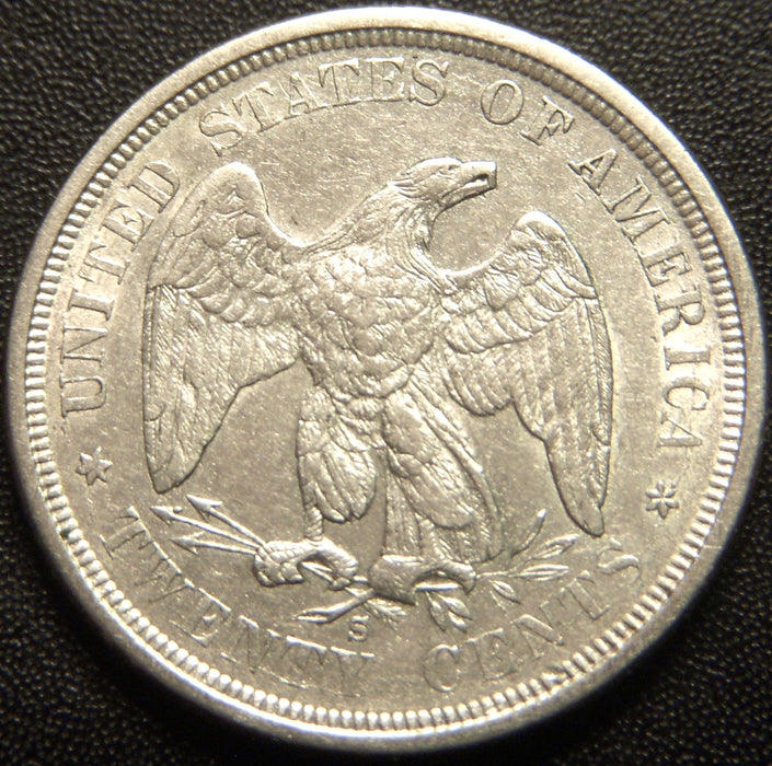 1875-S Twenty Cent - AU