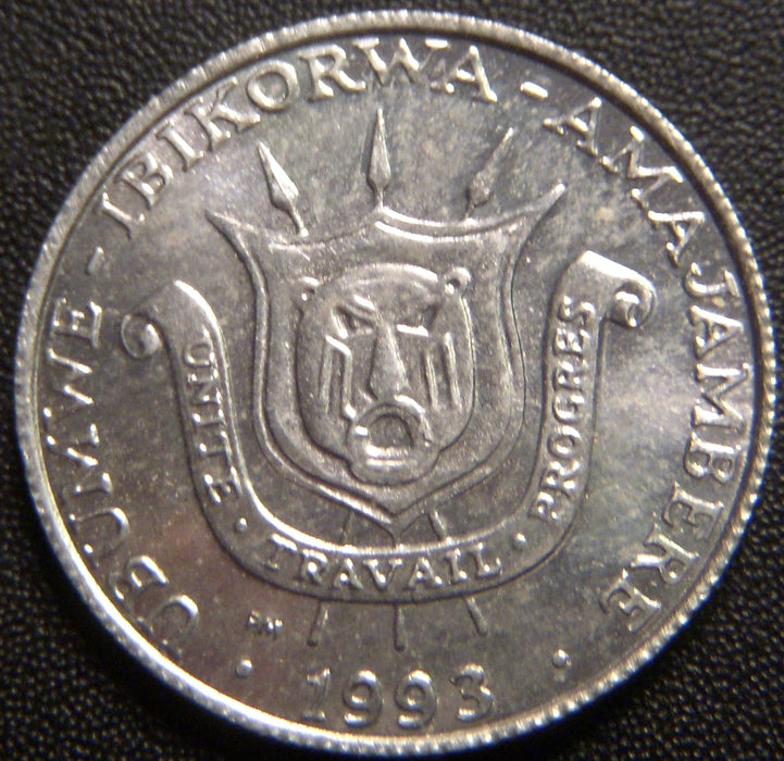 1993 1 Franc - Burundi