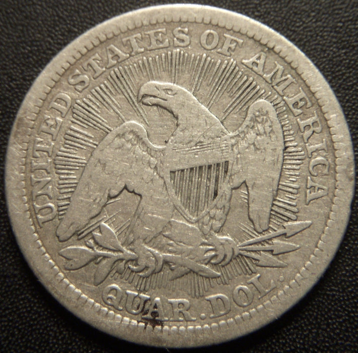 1853 Seated Quarter - Arrow & Rays Fine