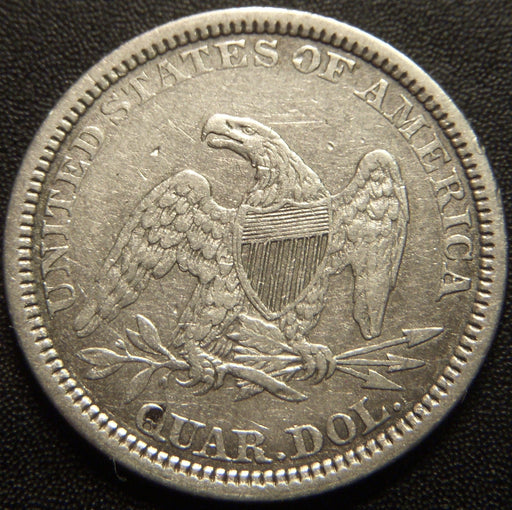 1861 Seated Quarter - Very Fine