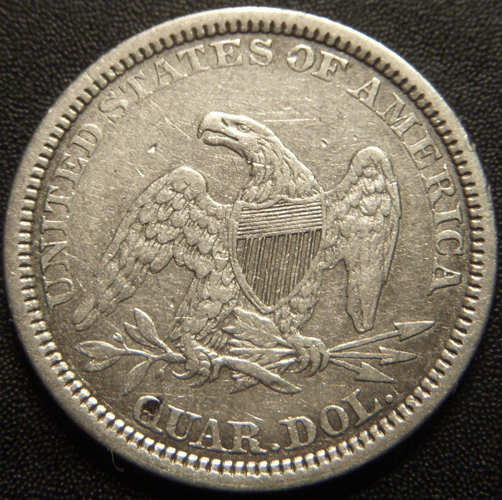 1861 Seated Quarter - Very Fine