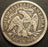1874 Seated Quarter - Very Good