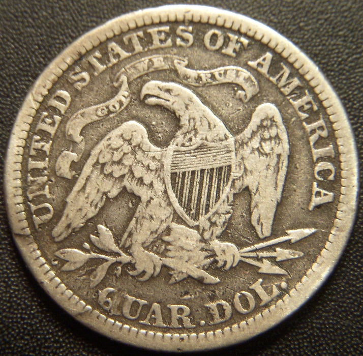 1874 Seated Quarter - Very Good