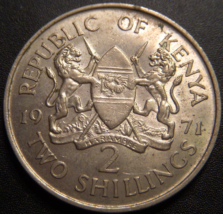 1971 2 Shillings - Kenya