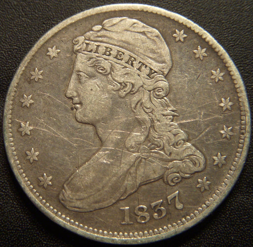 1837 Bust Half Dollar - Fine Details