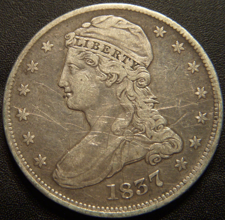 1837 Bust Half Dollar - Fine Details