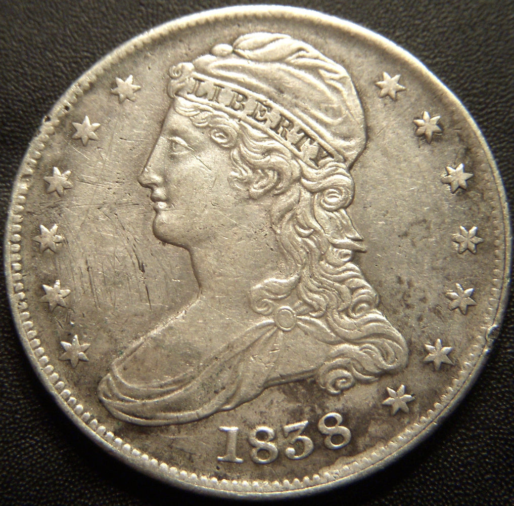 1838 Bust Half Dollar - Extra Fine Details