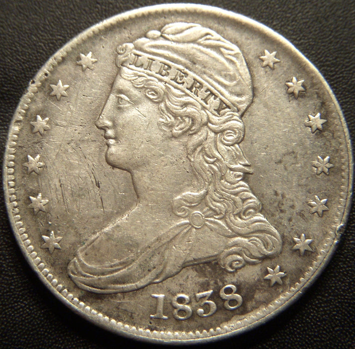 1838 Bust Half Dollar - Extra Fine Details