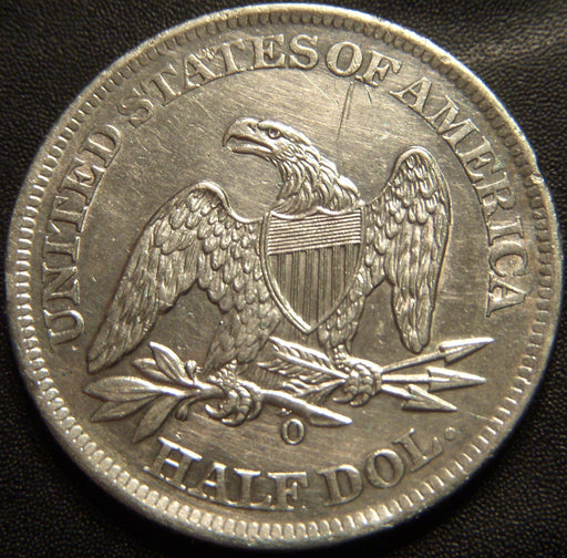 1861-O Half Dollar - AU Details