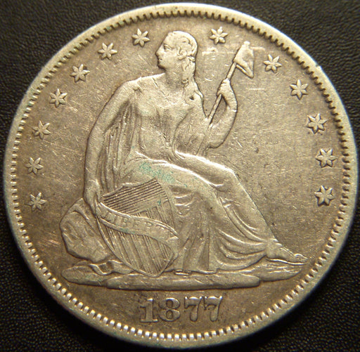 1877-S Seated Half Dollar - Very Fine