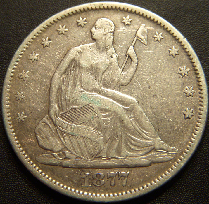 1877-S Half Dollar - Very Fine