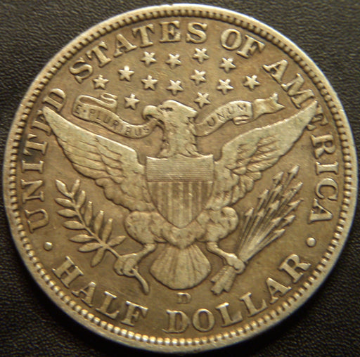 1908-D Barber Half Dollar - Very Fine